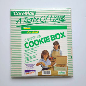 Vintage Packaging Manco Cookie Box CareMail FedEx Sealed 8.5 x 11 x 4 Taste Home
